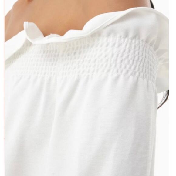 TUCKERNUCK White Off The Shoulder Marguerite Top NWT Size XS - Picture 9 of 12